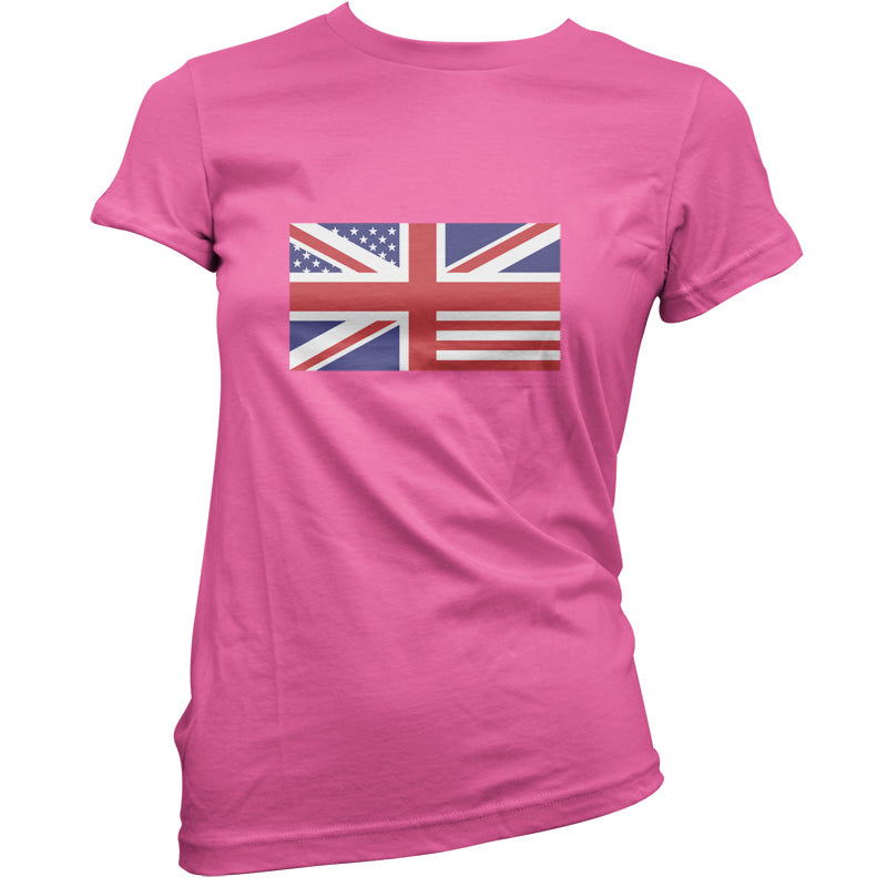 Union Jack US Flag T Shirt