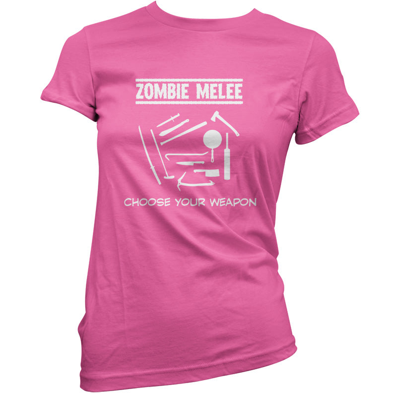 Zombie Melee Choose Your Weapon T Shirt
