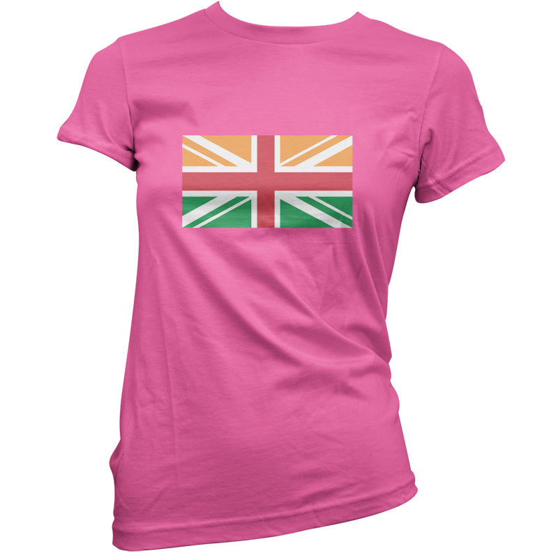 Indian Union Jack Flag T Shirt