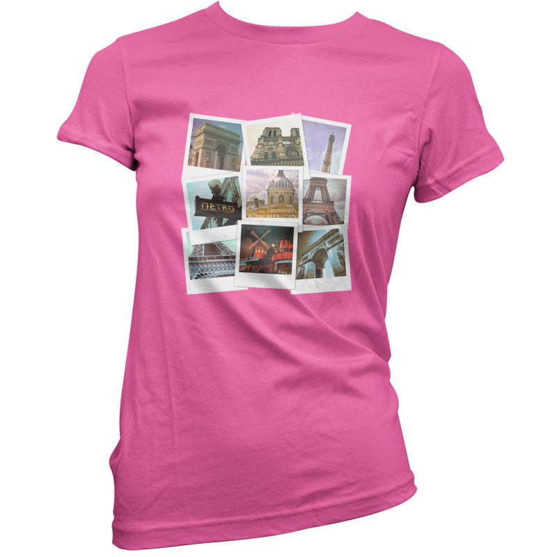 Paris Photo Collage T Shirt