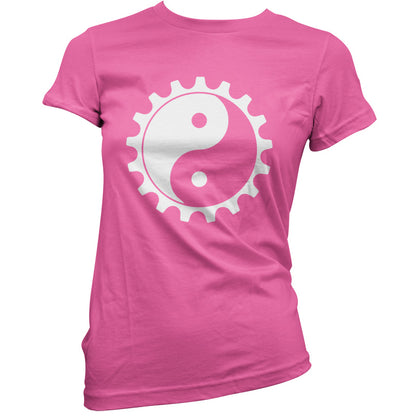 Yin Yang Bike Cog T Shirt