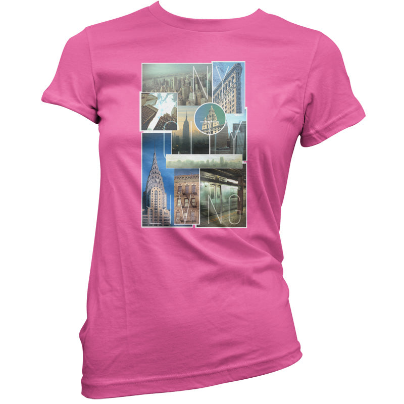 New York City Living Collage T Shirt