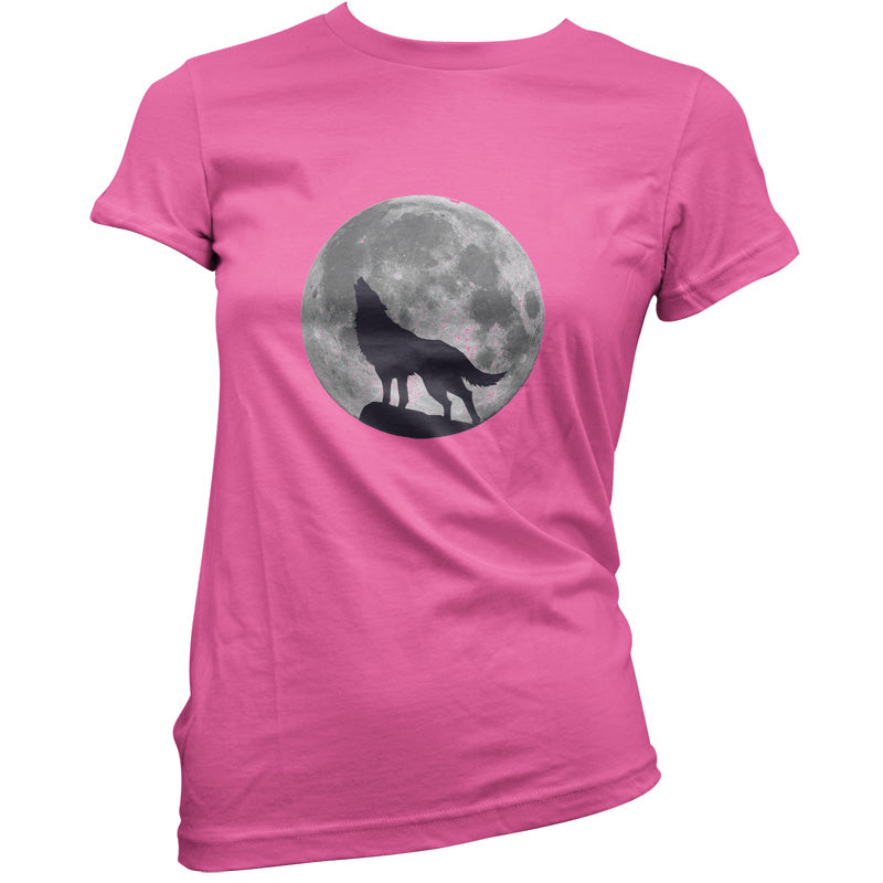 Wolf Moon Silhouette T Shirt