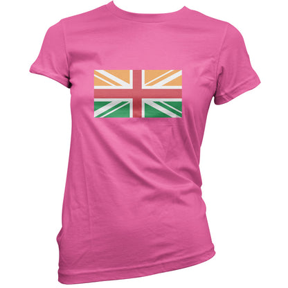 Indian Union Jack Flag T Shirt