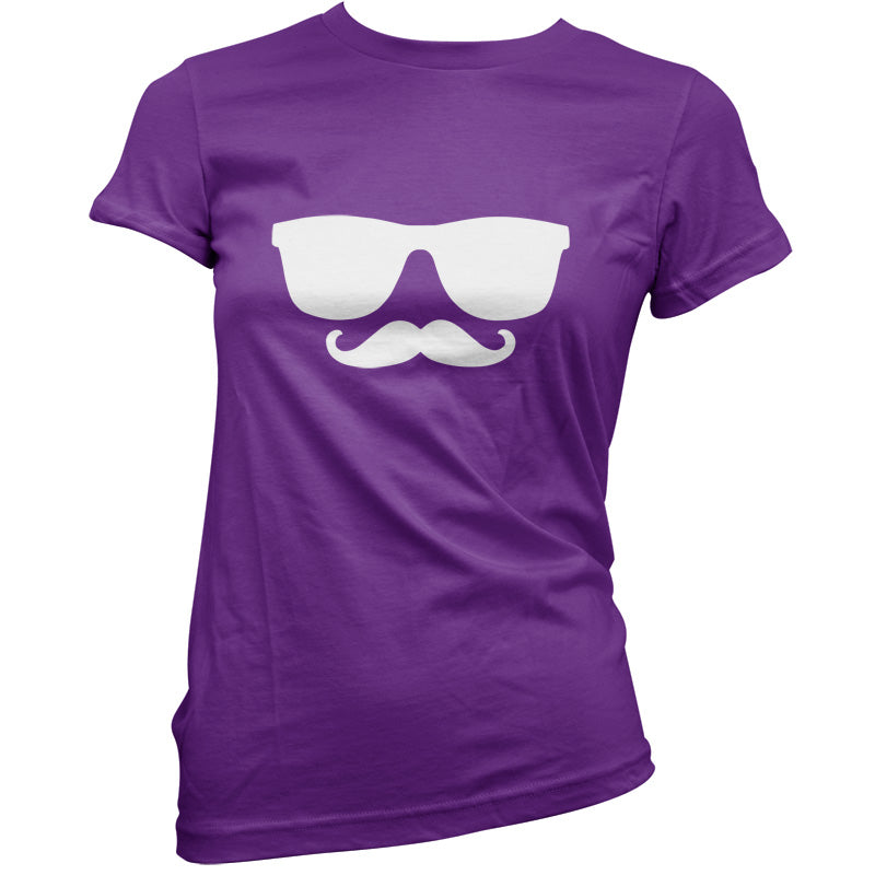 Moustache Glasses T Shirt