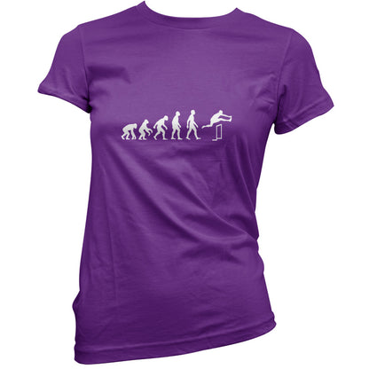 Evolution Of Man Hurdles T Shirt