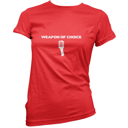 Weapon Of Choice Microphone T Shirt