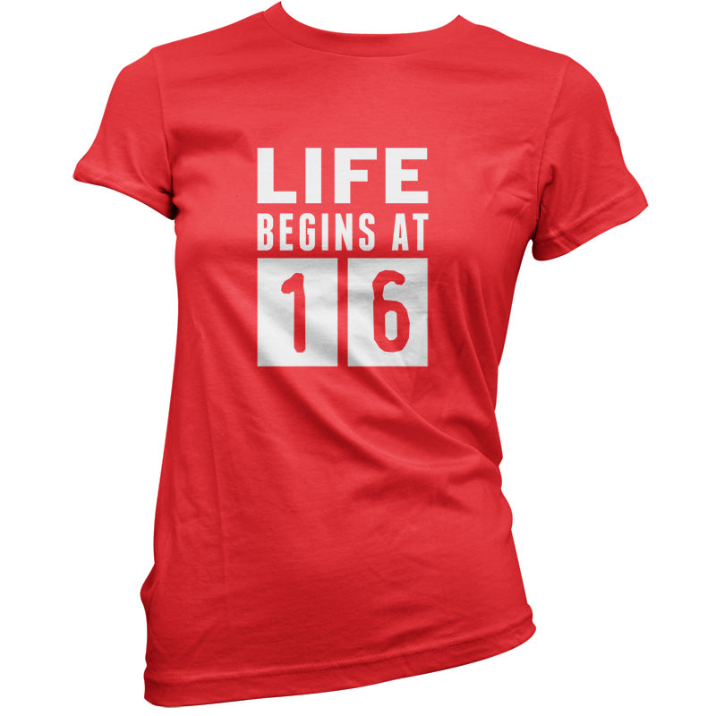 Life Begins At 16 T Shirt