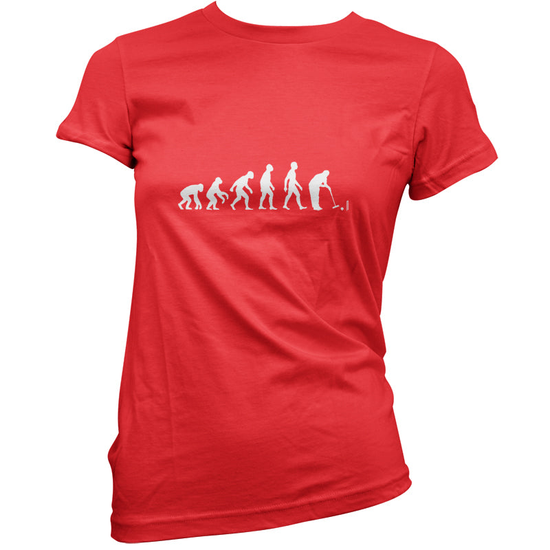 Evolution Of Man Croquet T Shirt