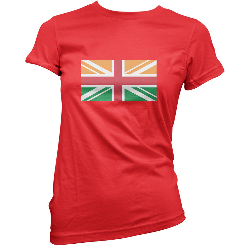 Indian Union Jack Flag T Shirt