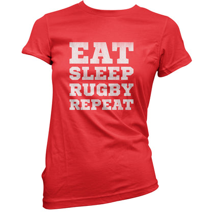 Eat Sleep Rugby Repeat T Shirt