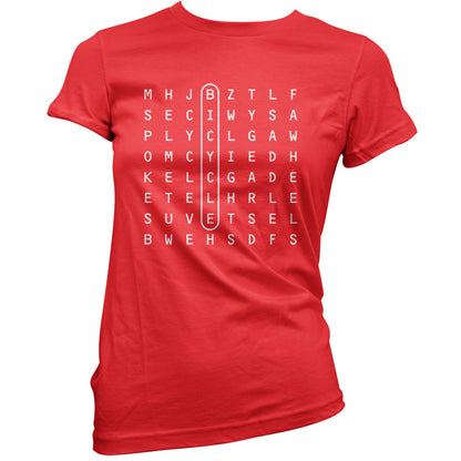 Word Search Bicycle T Shirt