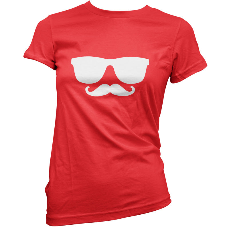 Moustache Glasses T Shirt