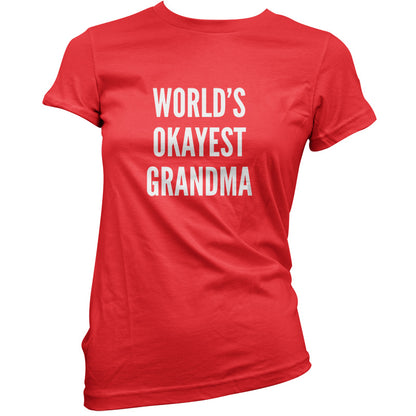 World's Okayest Grandma T Shirt