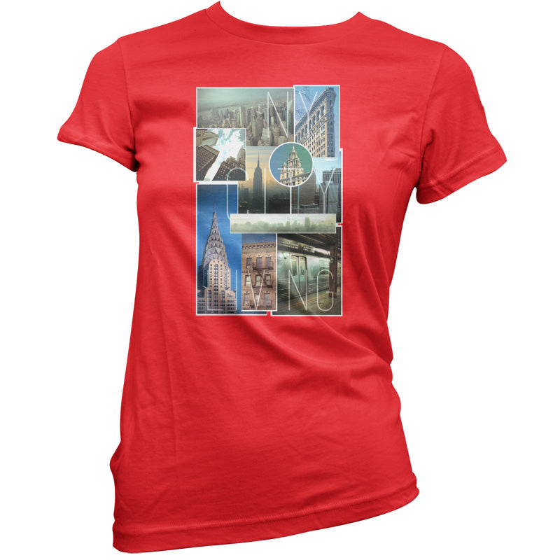 New York City Living Collage T Shirt