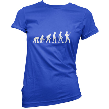 Evolution of Man Bass Guitar Player T Shirt