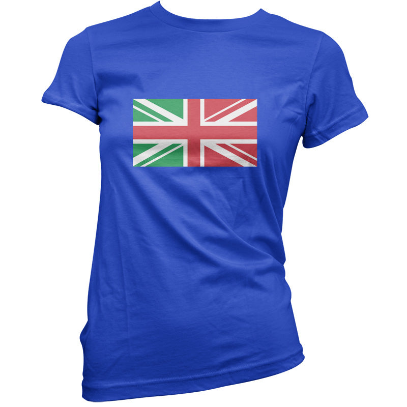 Italy Union Jack Flag T Shirt