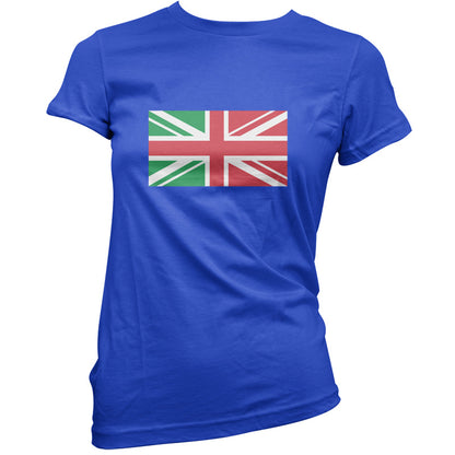 Italy Union Jack Flag T Shirt