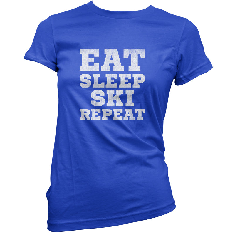 Eat Sleep Ski Repeat T Shirt