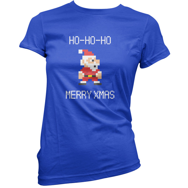 8 Bit Santa Pixel T Shirt