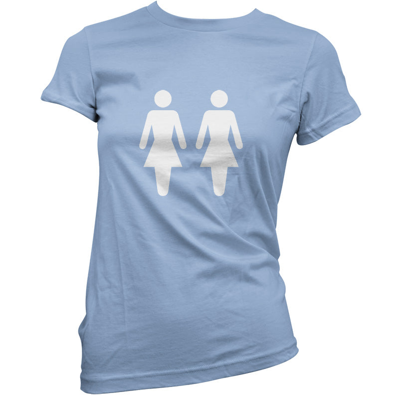 Woman's Toilet Sign T Shirt