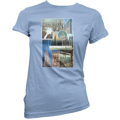 New York City Living Collage T Shirt