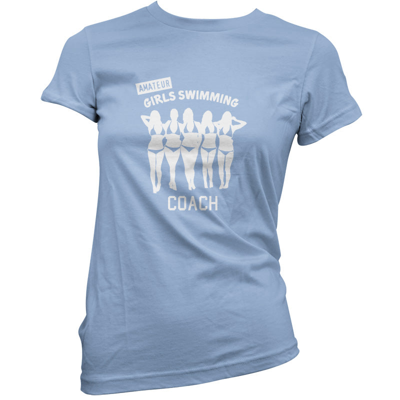 Amateur Girls Swimming Coach T Shirt