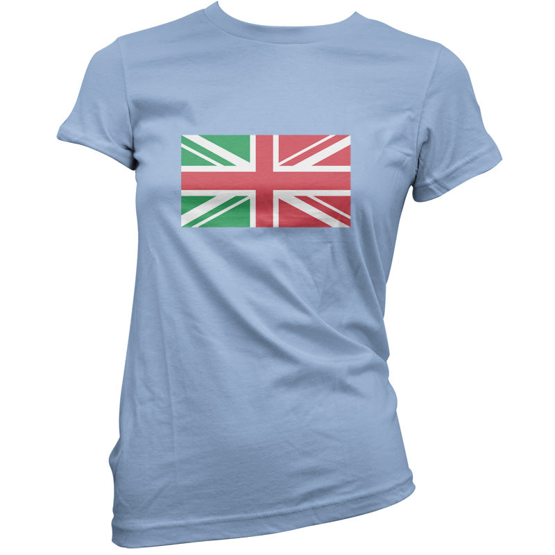 Italy Union Jack Flag T Shirt