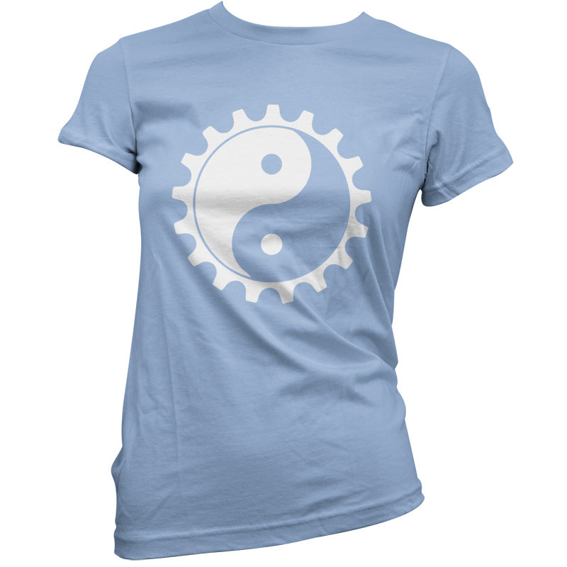 Yin Yang Bike Cog T Shirt