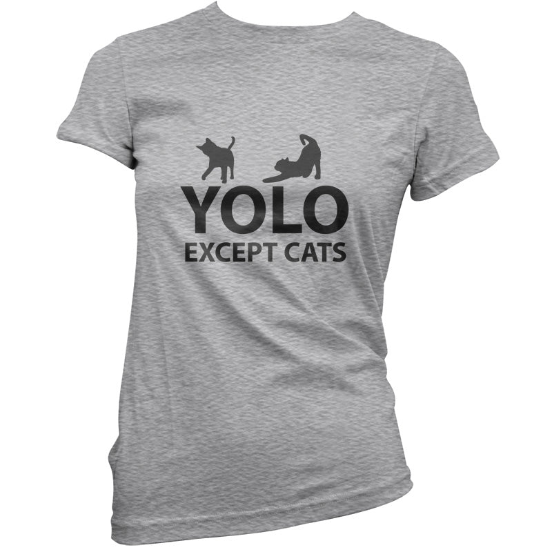 Yolo Except Cats T Shirt