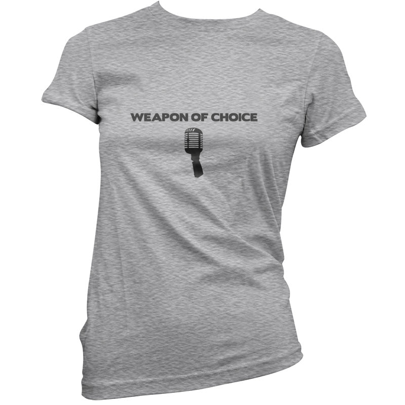 Weapon Of Choice Microphone T Shirt