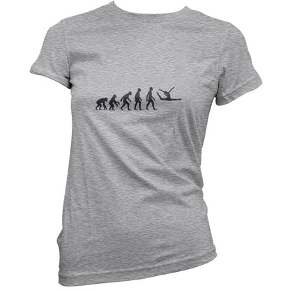 Evolution Of Man Floor Gymnastics T Shirt