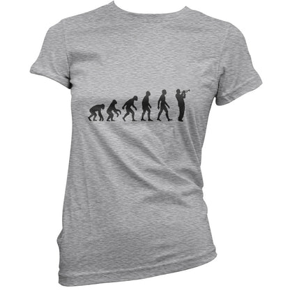 Evolution of Man Trumpet Player T Shirt