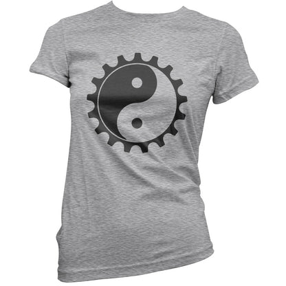 Yin Yang Bike Cog T Shirt