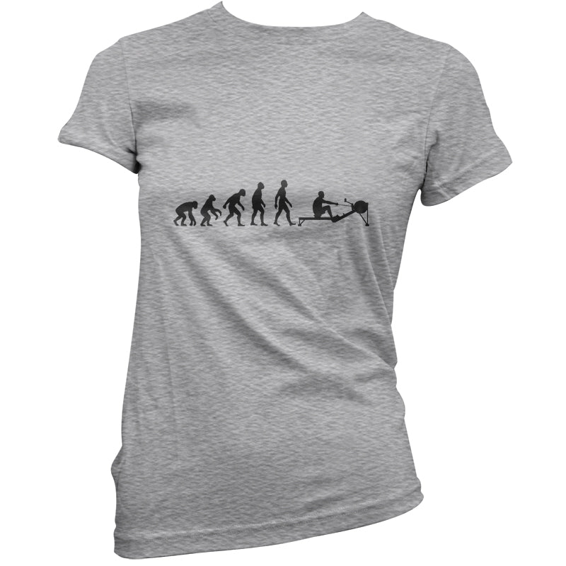 Evolution Of Man Rowing Machine T Shirt