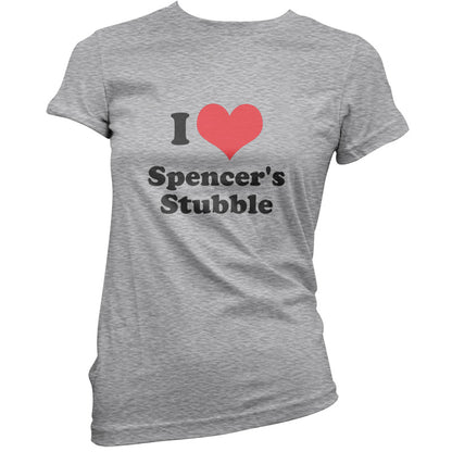 I Love Spencer's Stubble T Shirt