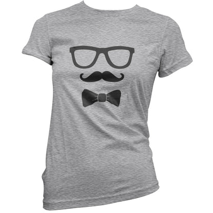 Glasses Moustache Bowtie T Shirt