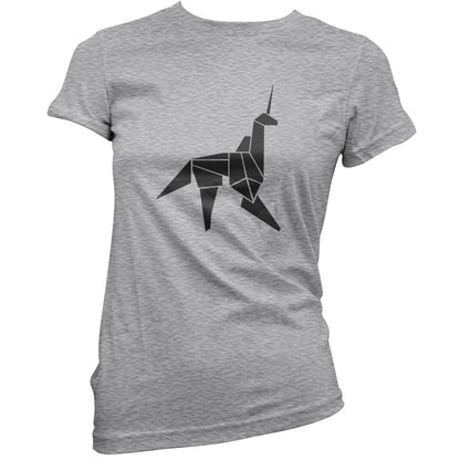 Origami Paper Unicorn T Shirt