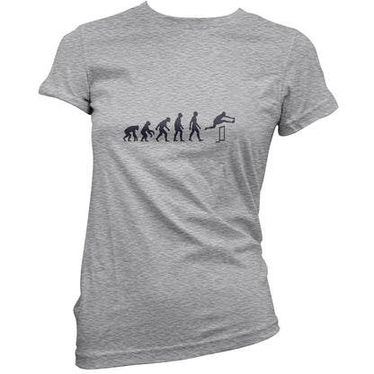 Evolution Of Man Hurdles T Shirt