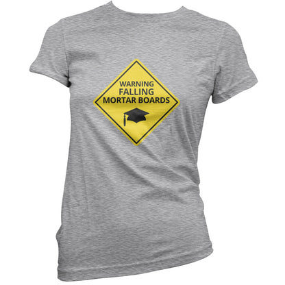 Warning Falling Mortar Boards T Shirt