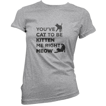 You've Cat To Be Kitten Me Right Meow T Shirt
