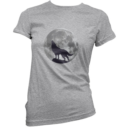 Wolf Moon Silhouette T Shirt