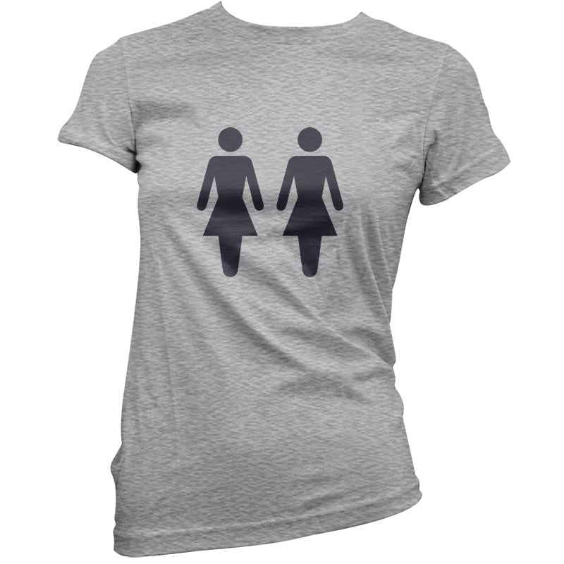 Woman's Toilet Sign T Shirt