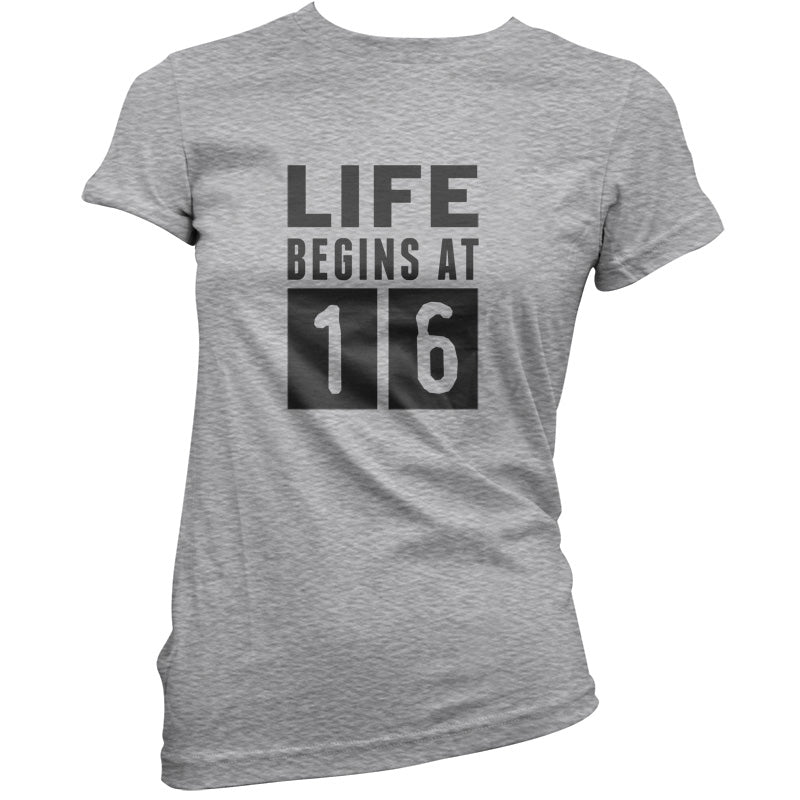 Life Begins At 16 T Shirt