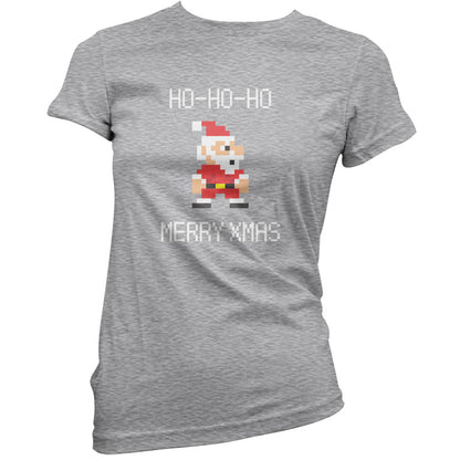 8 Bit Santa Pixel T Shirt