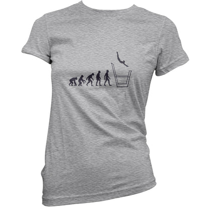 Evolution Of Man Uneven Bars T Shirt