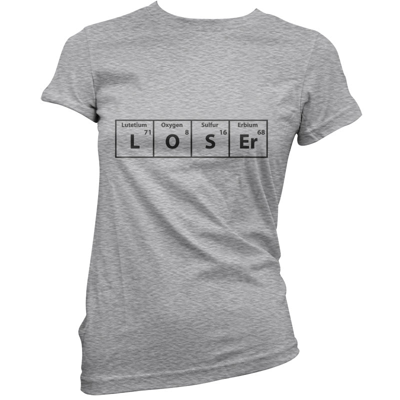 Loser Periodic Table T Shirt