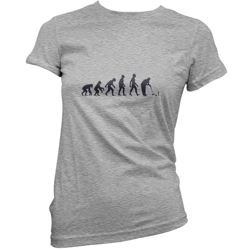 Evolution Of Man Croquet T Shirt