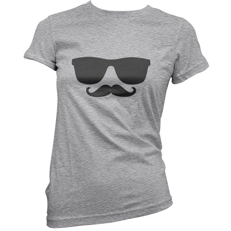 Moustache Glasses T Shirt