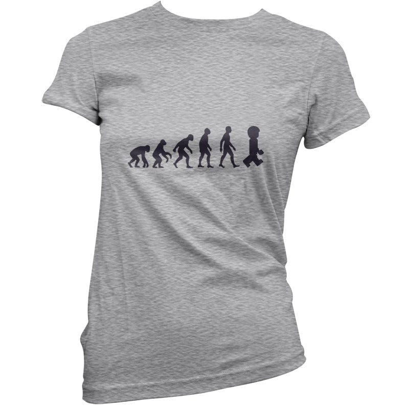 Evolution Of Man Master Builder T Shirt